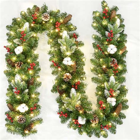 battery powered outdoor christmas garland|battery operated garland for mantle.